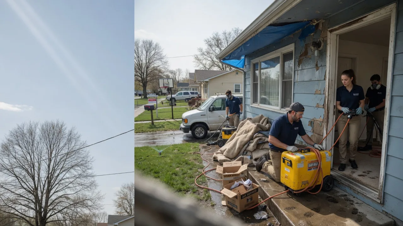Basement Flood Cleanup in Closplint, KY near me